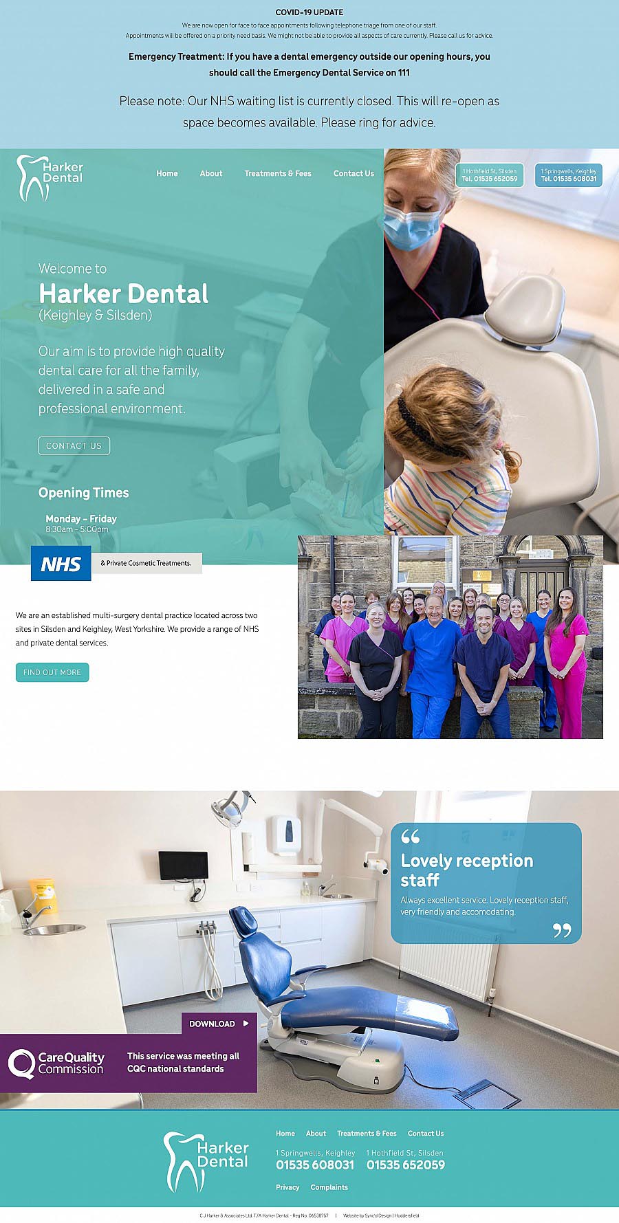 Harker dental website1