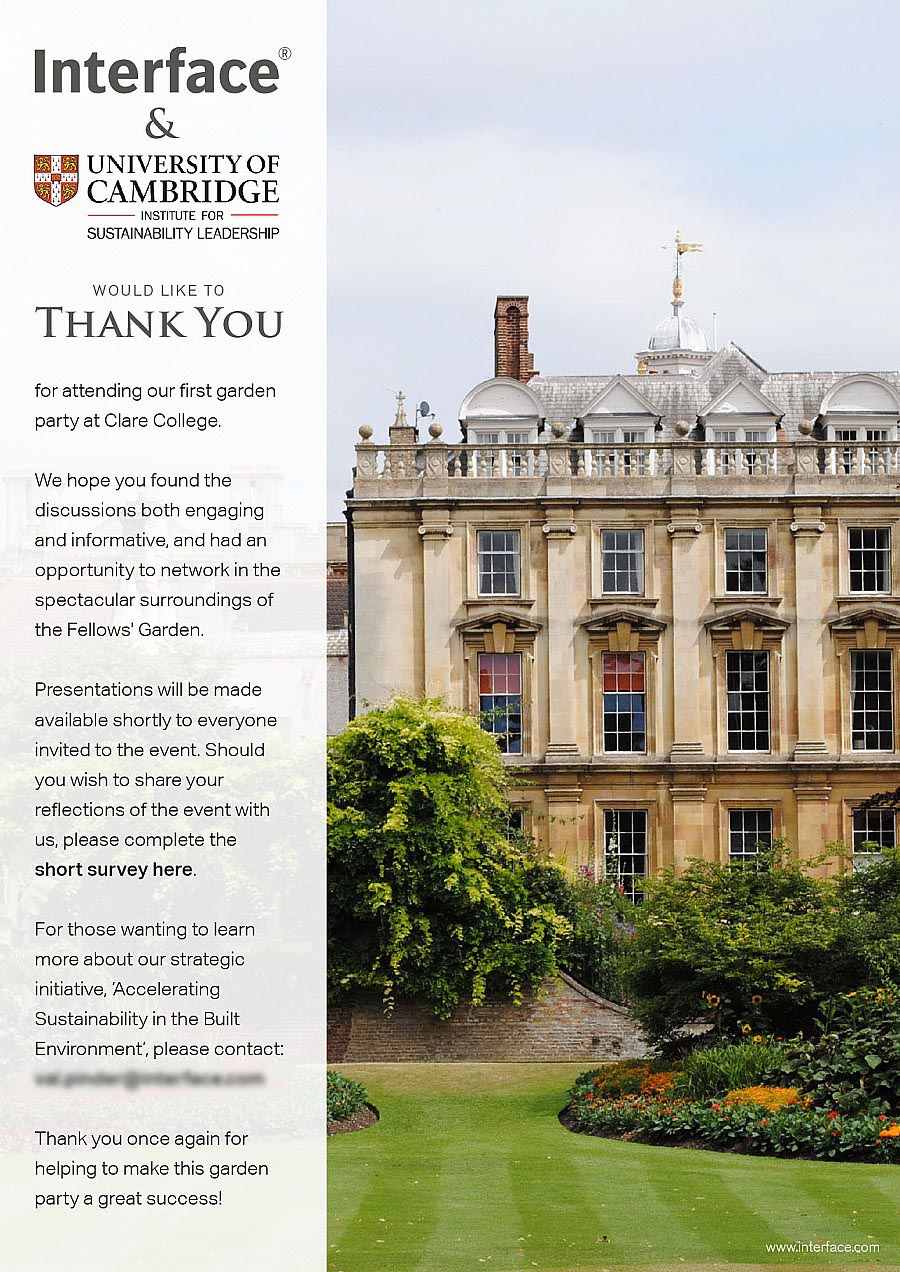 Cambridge Thank you