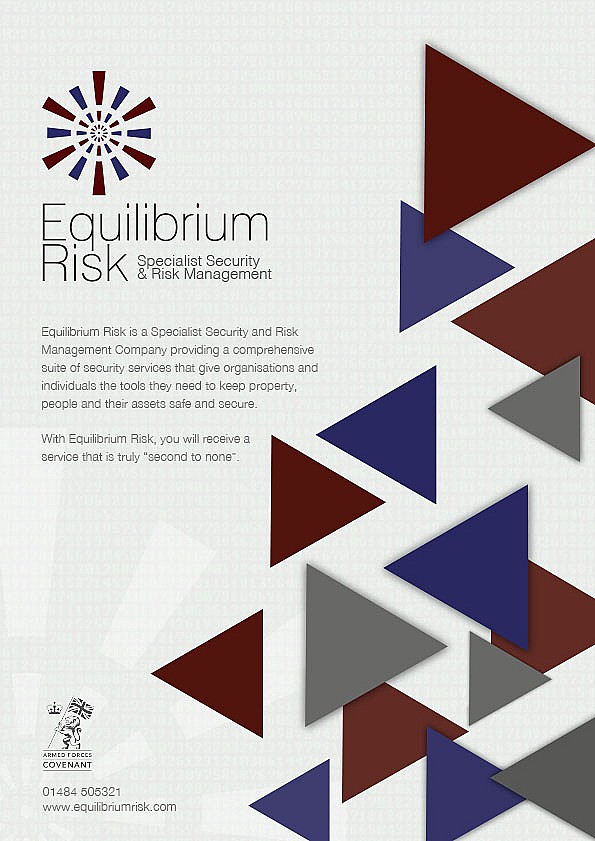 Equilibrium Risk Welcome Leaflets - front