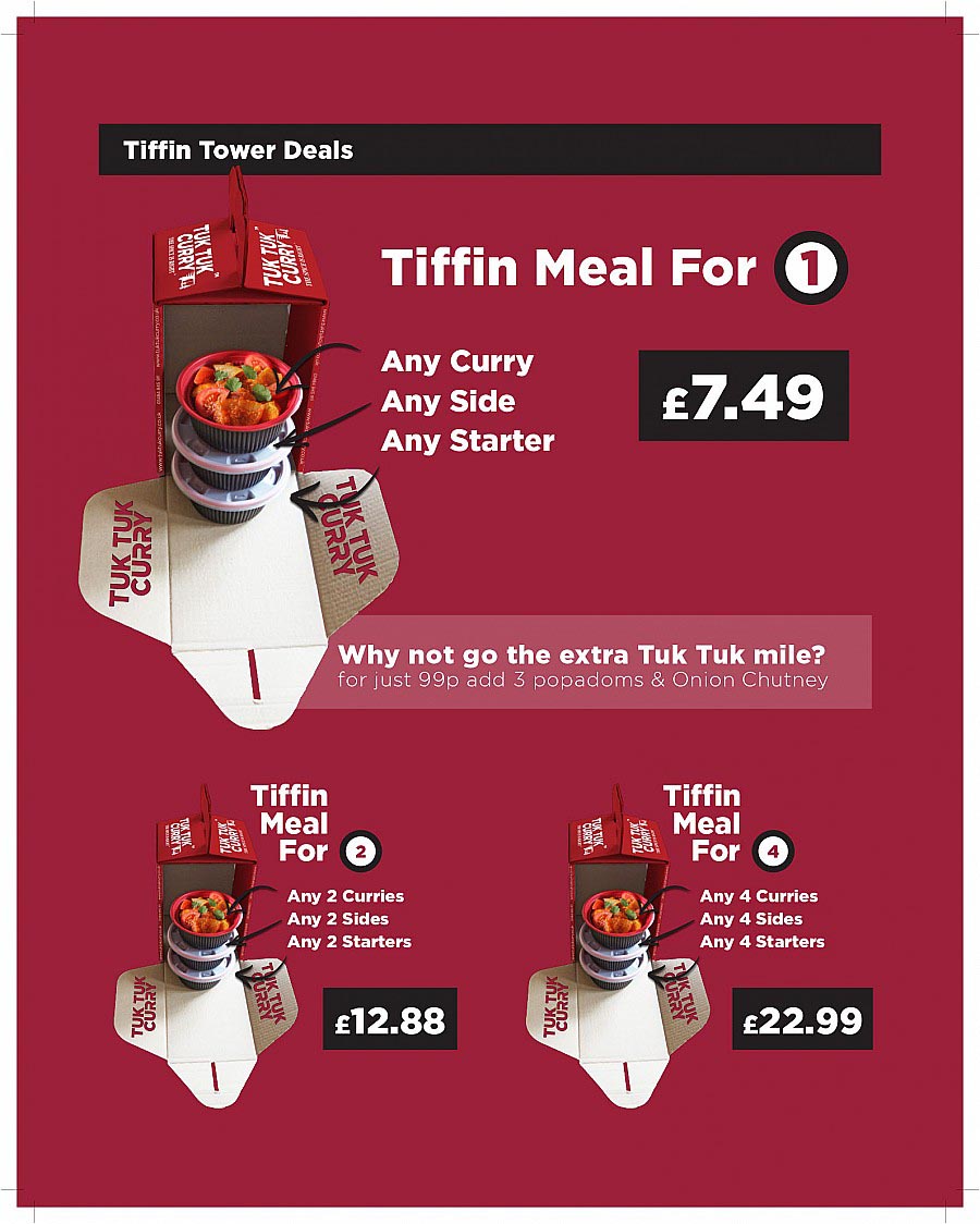 Tuk Tuk Curry - Meal Deal