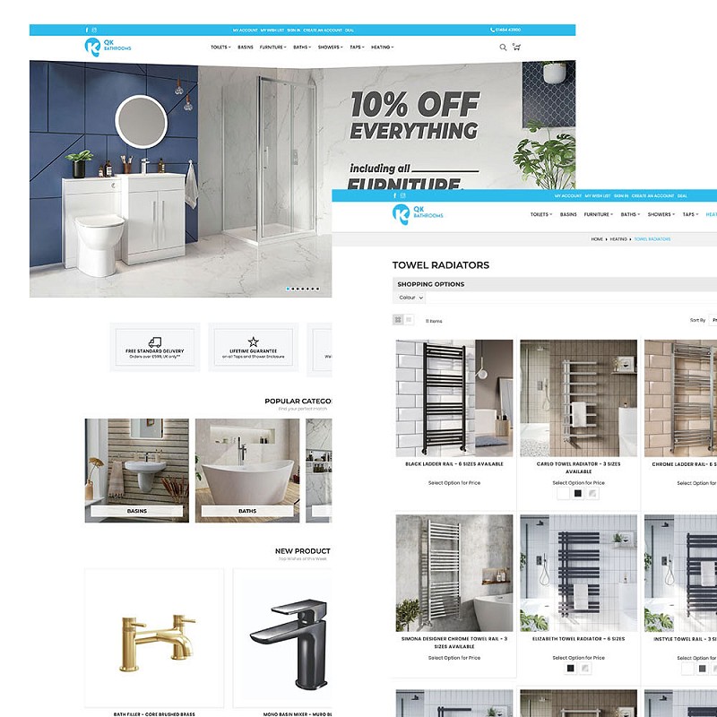 QK Bathrooms new website goes live