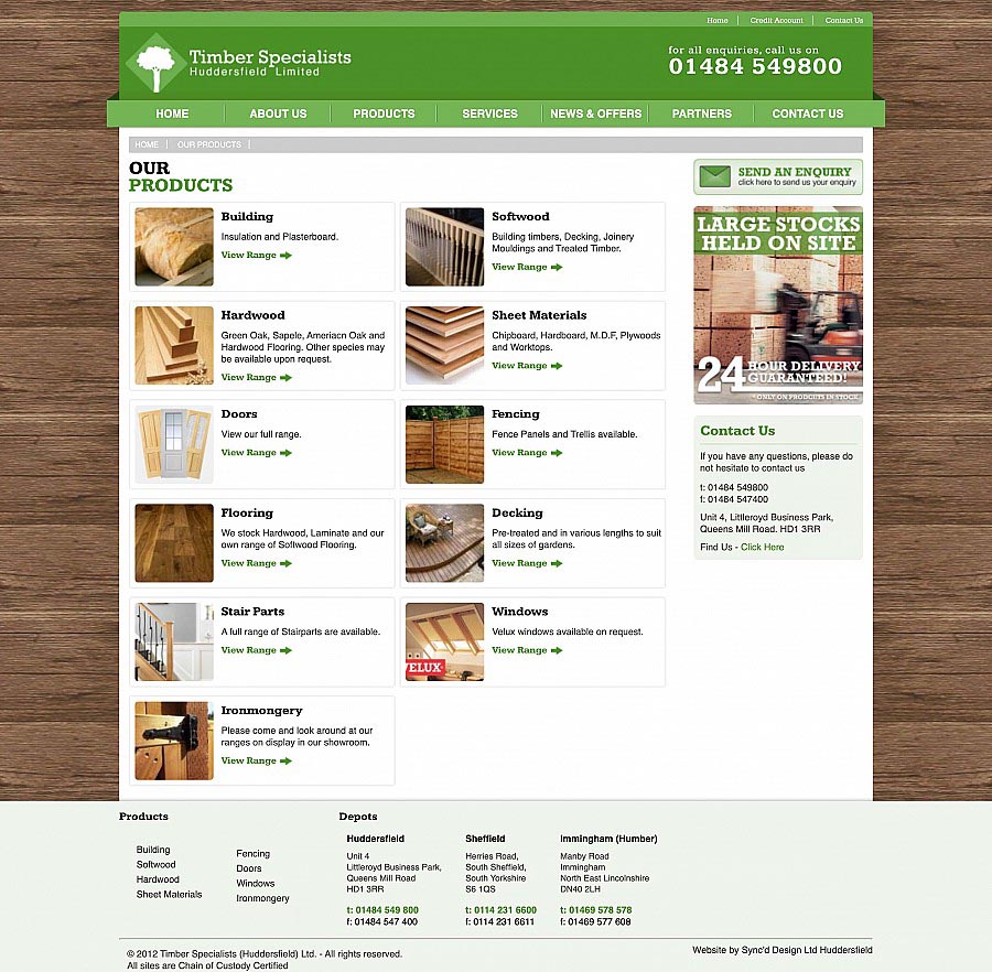 Huddersfield Timber Specialists products