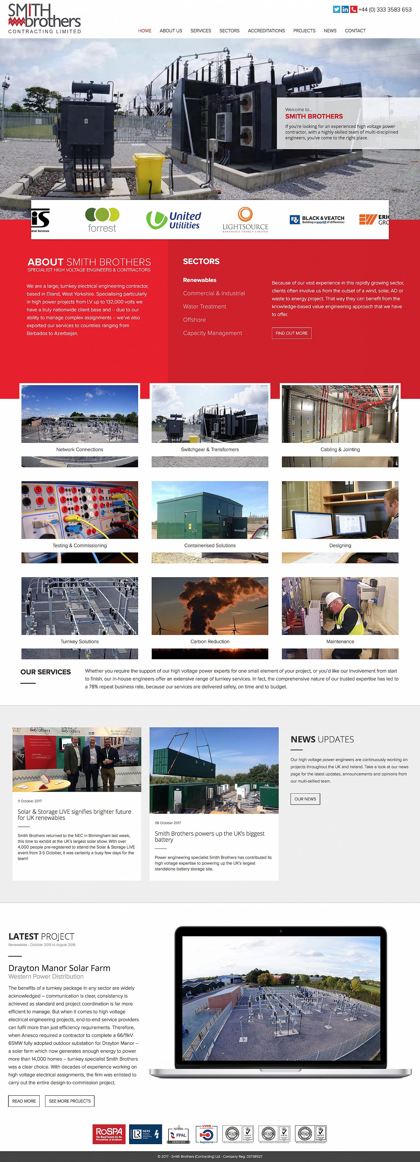 Smith Brothers ltd Website