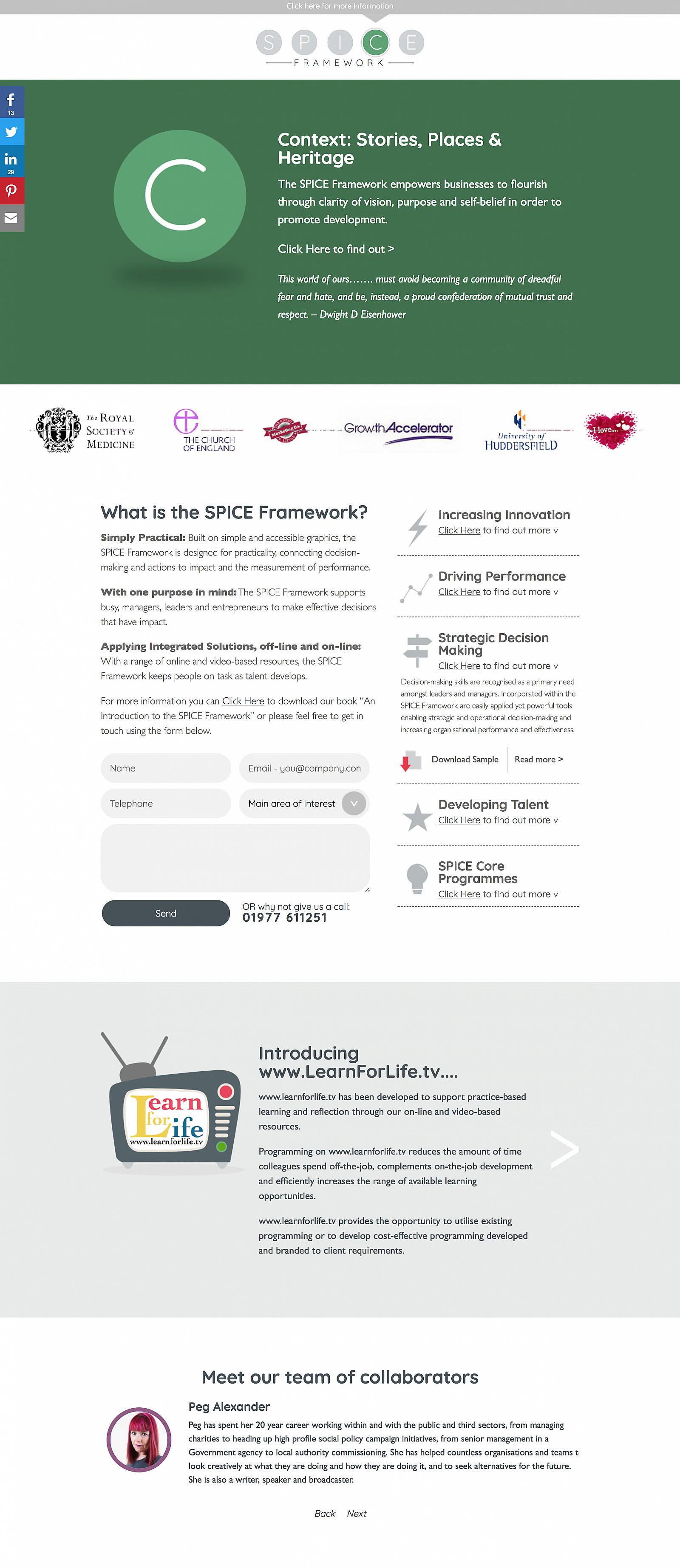 Spice Framework - Home Page