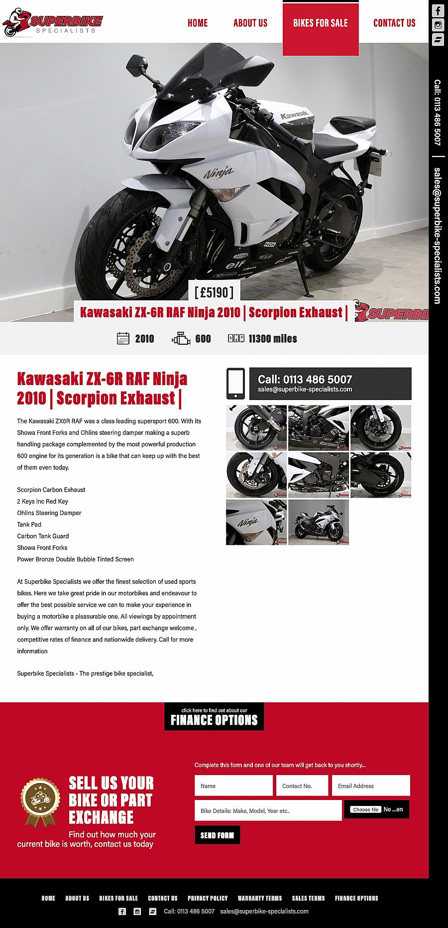 Superbike Specialists - Bike For Sale