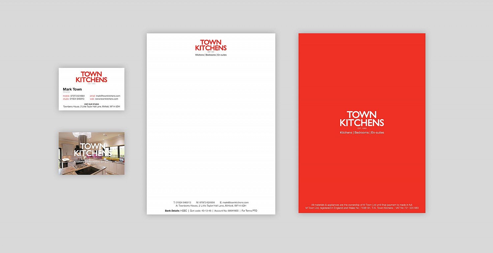 Town Kitchens letterheads